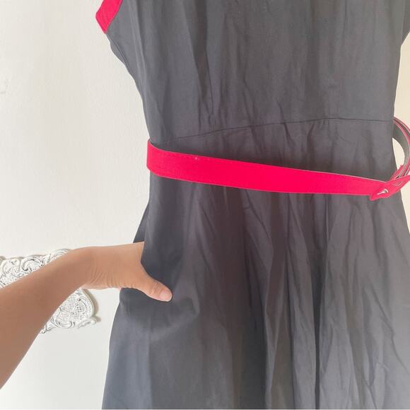 NWT ModCloth Royal Monk Retro 50s Pin Up Girl Strawberry Dress S / 10 - Picture 7 of 12